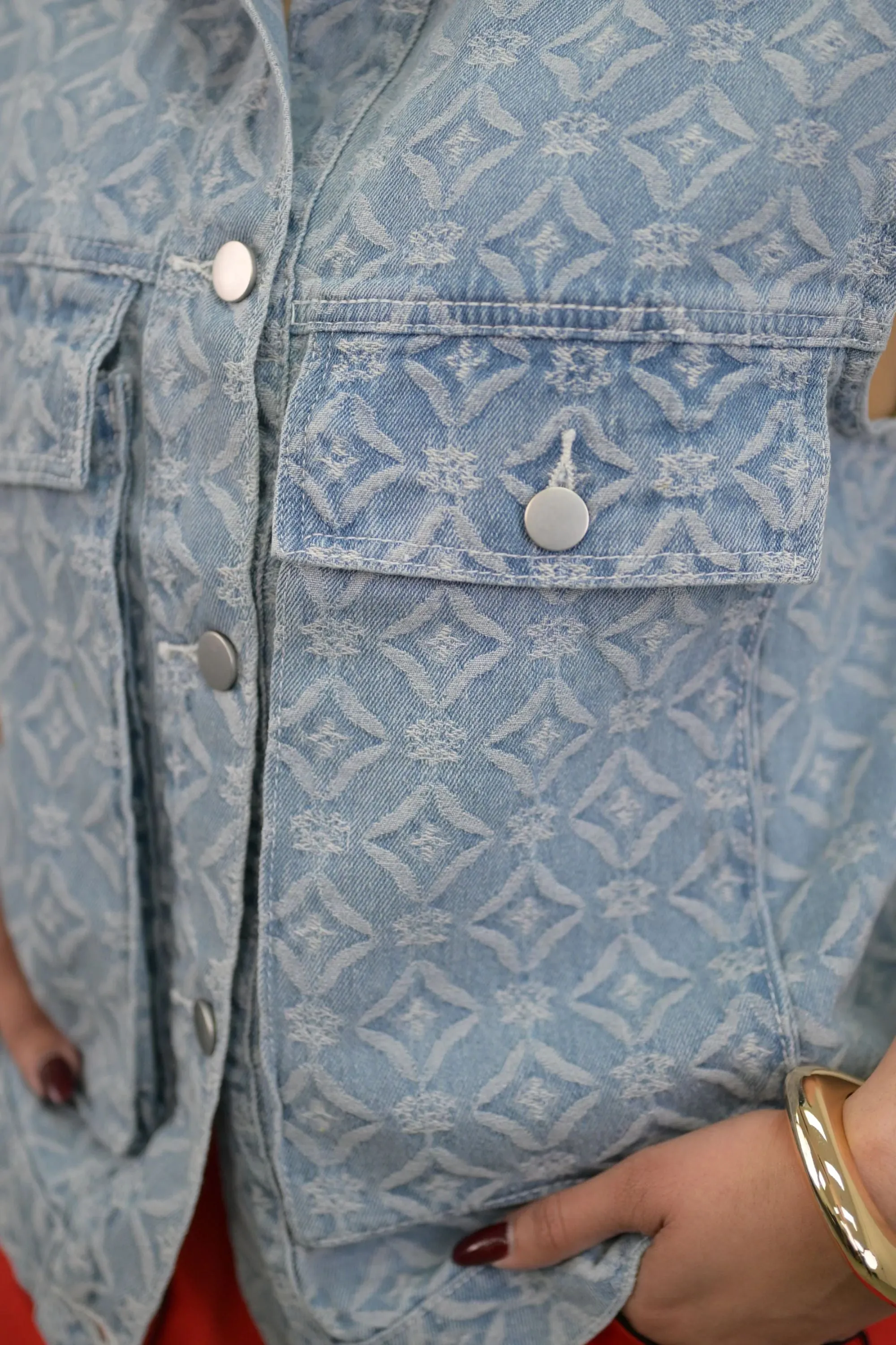 Skybound Denim Vest Jacket