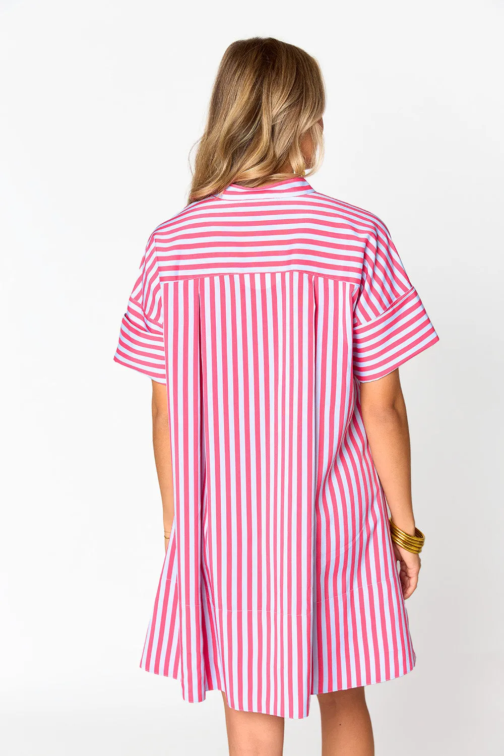 Stevie Shirt Dress - Lychee