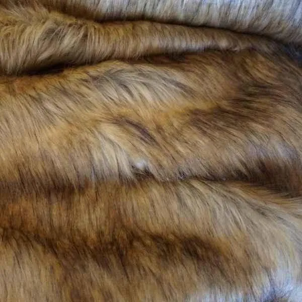 TISSAVEL Fur, Bronze Black Two Colors Long Pile 30/38