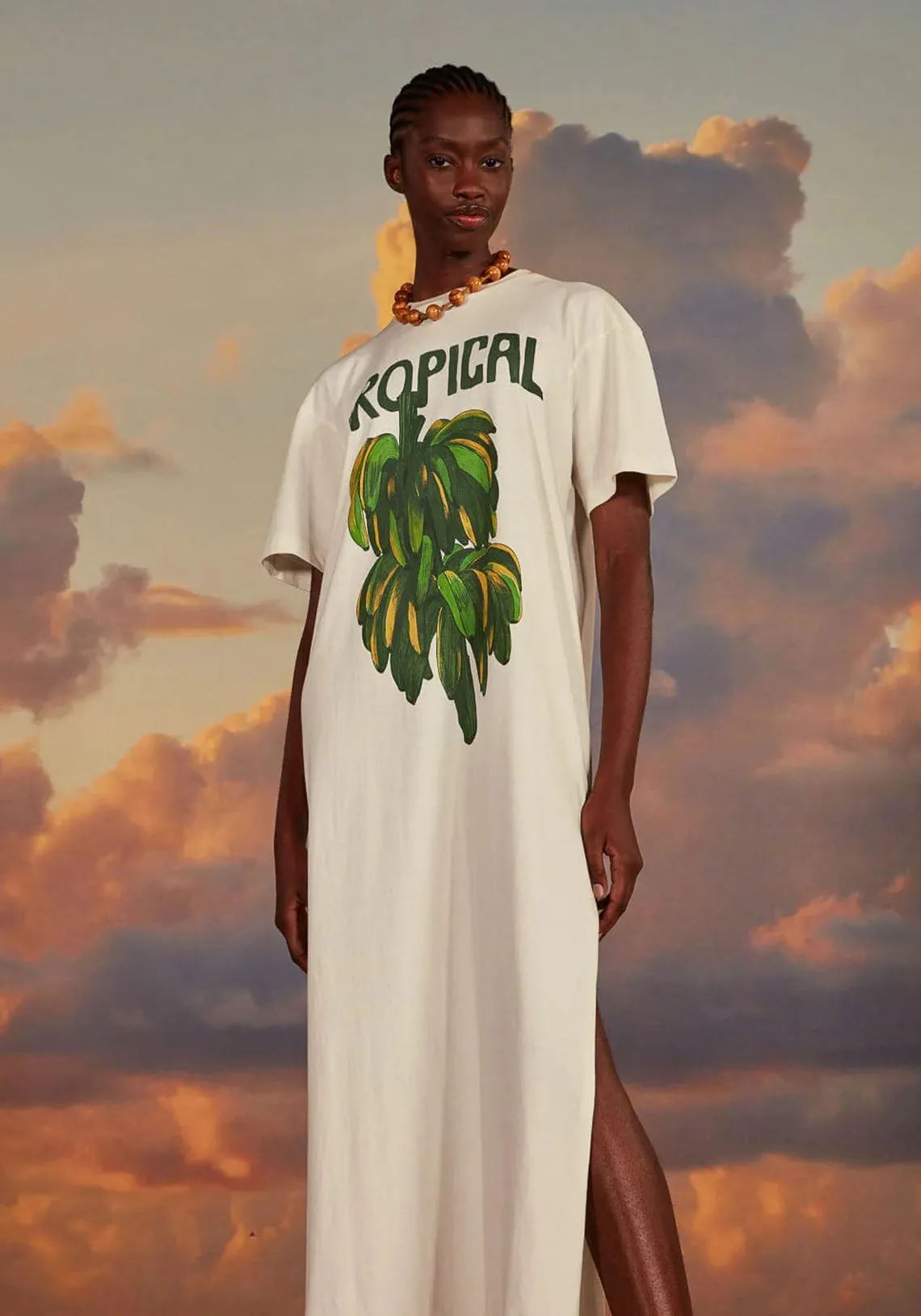 TROPICAL T-SHIRT DRESS