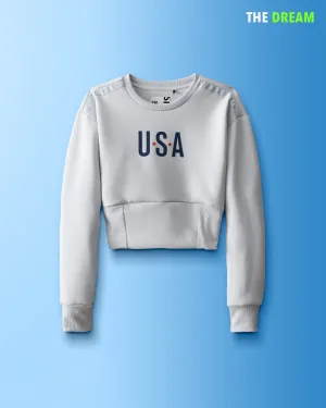 USA COOL-FEEL Women's Fitted Crew