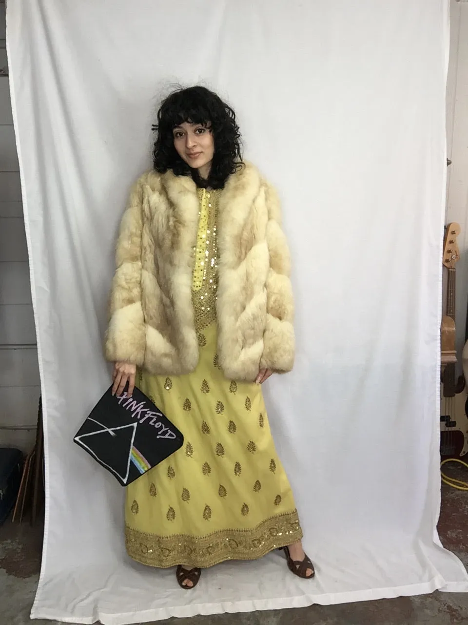 Vintage 1970s | Genuine Fur Bohemian Coat by Diane Furs