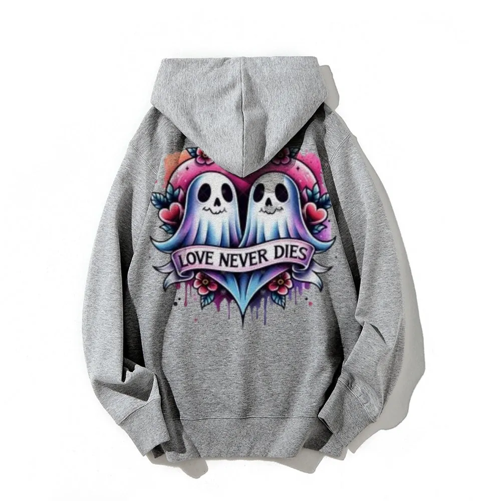 Women Love Never Dies Ghost Graphic Hoodies