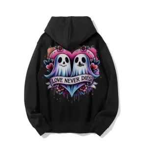 Women Love Never Dies Ghost Graphic Hoodies