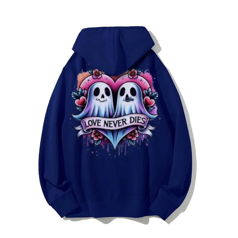 Women Love Never Dies Ghost Graphic Hoodies