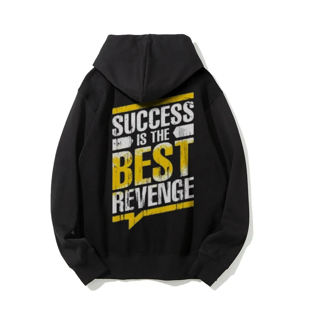 Women SUCCESS IS THE BEST REVENGE Graphic Hoodies