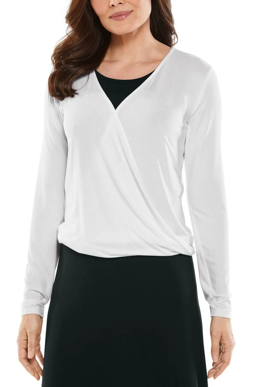 Women's Vrae Everyday Fashion Wrap  |  White